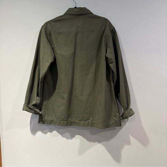 Able Women's Utility Green Shirt Jacket - Picture 4 of 6